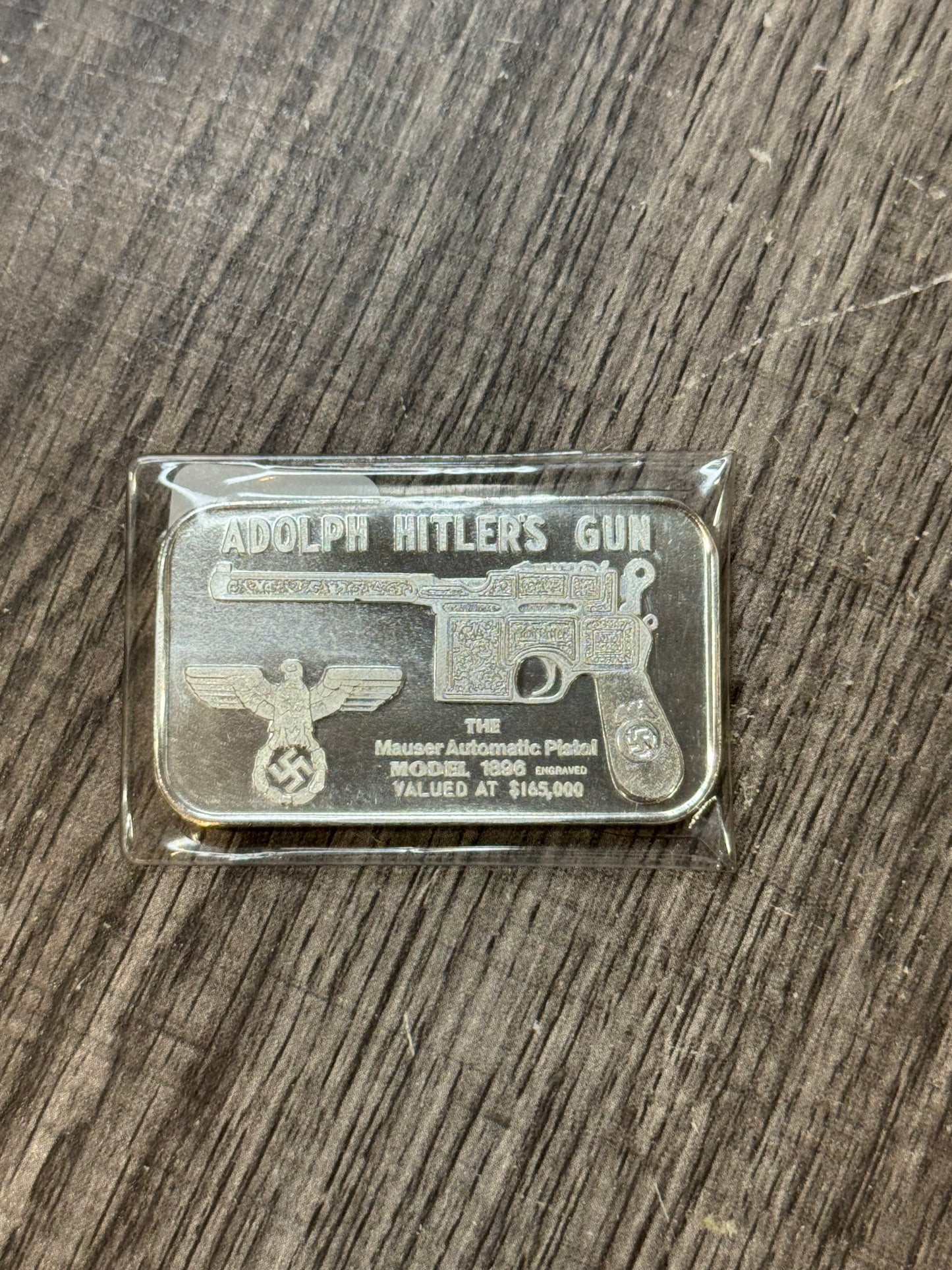 Adolph Hitler’s Gun ISIC 1 oz Silver Bar