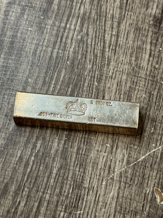 CCM 5oz Vintage Silver Bar