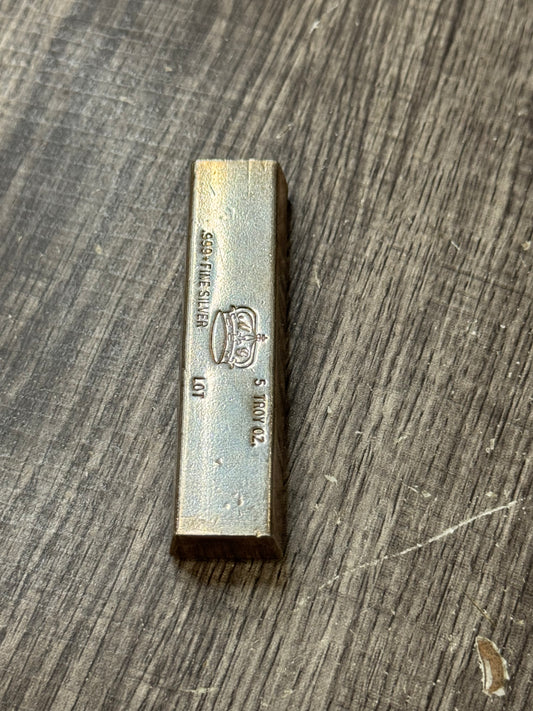 CCM 5oz Vintage Silver Bar